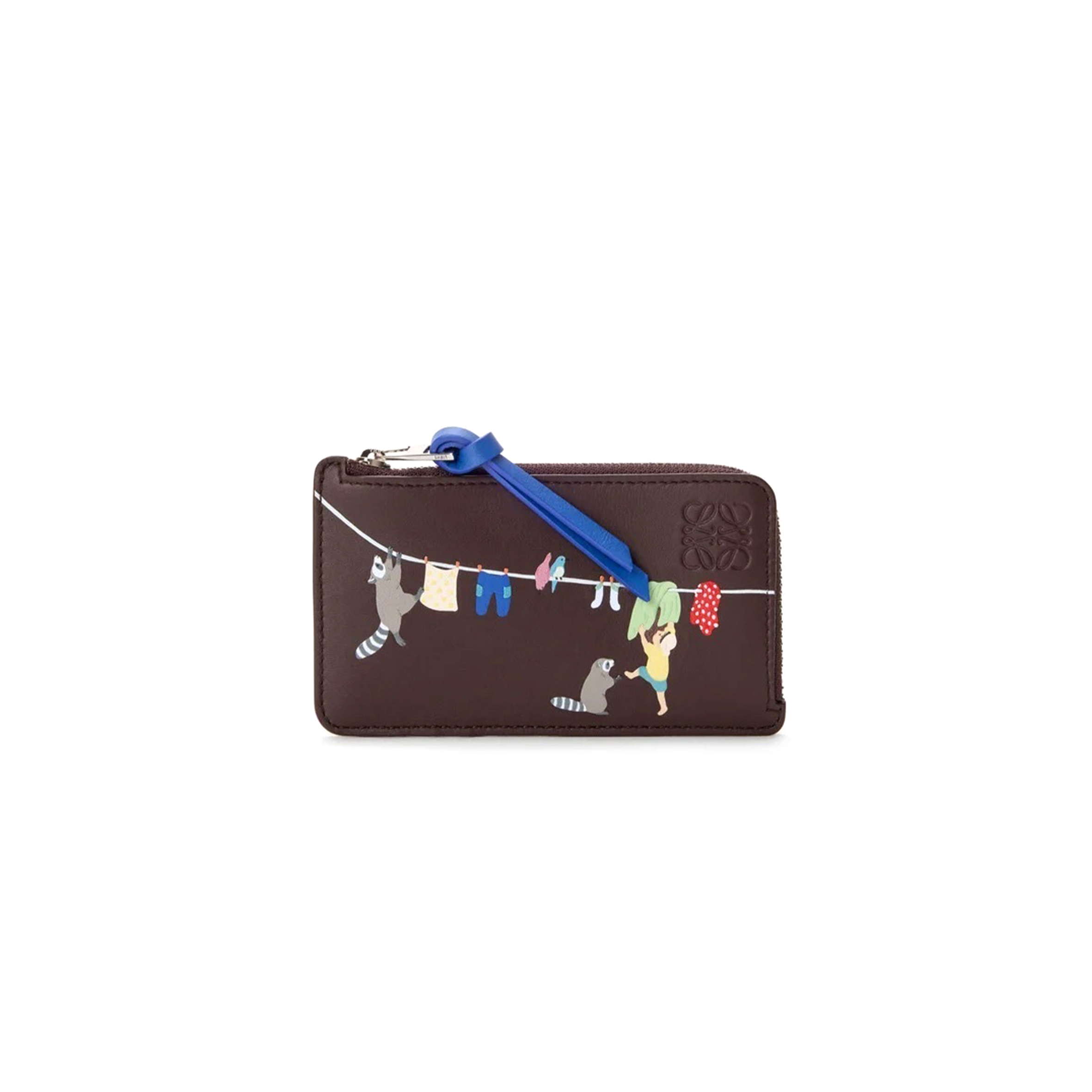 LOEWE CATS COIN CARDHOLDER IN CLASSIC CALFSKIN C643Z40XAO (13*7.5cm)
